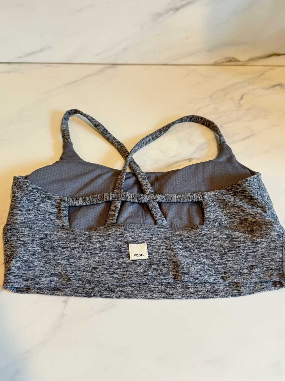 Vuori grey evolution sports bra